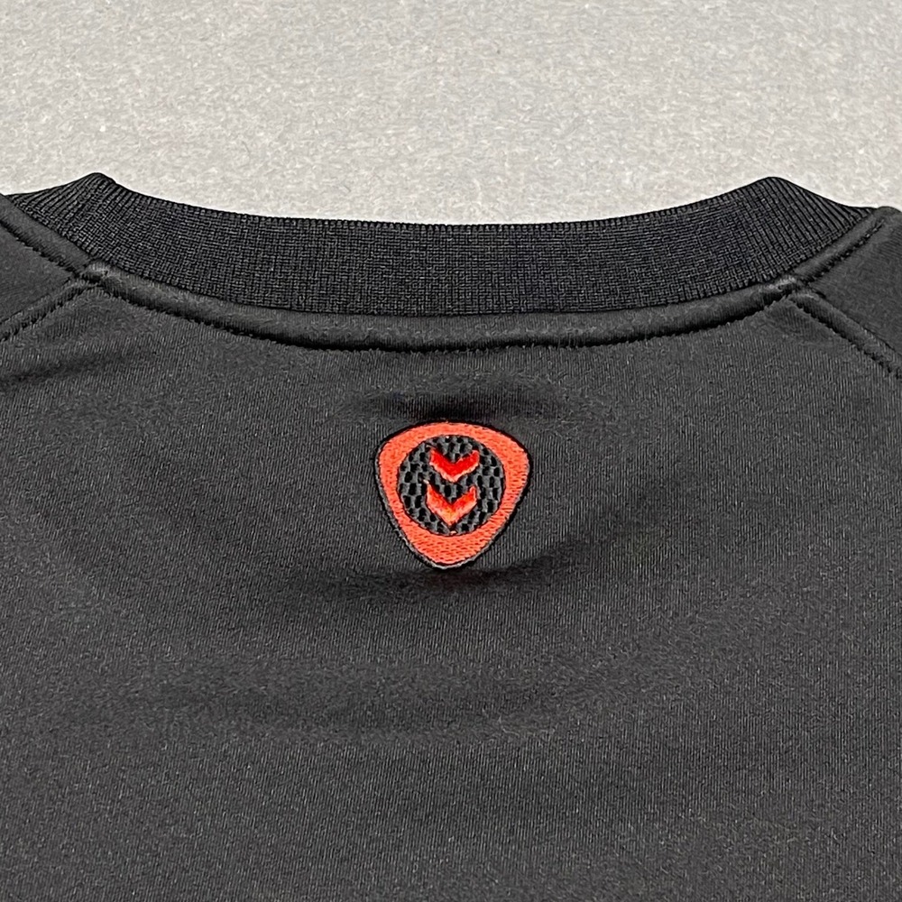 Hummel Sweatshirt Men Medium Black Athletic Training Top Therma Fleece Lined - Picture 7 of 11